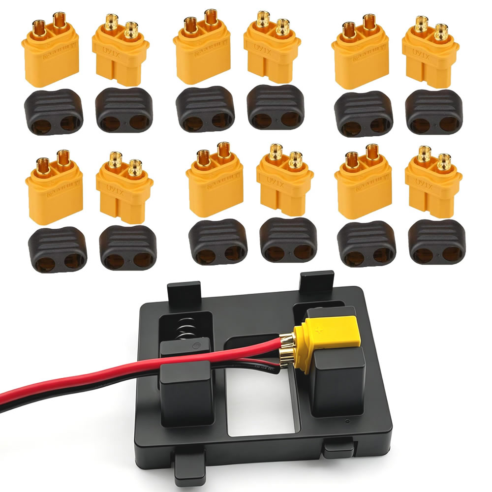 XT60 Connector Plug with Sheat - Drone Battery Connector 评论和价格