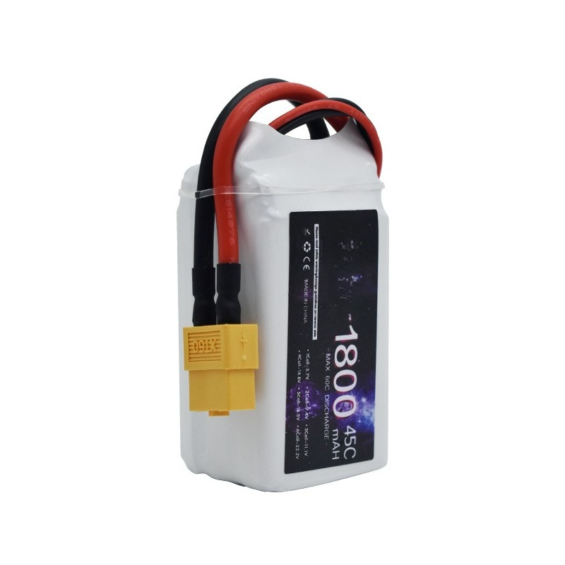 1800mAh 3S 11.1V 45C LiPo Batt - Drone Battery 3S 评论和价格